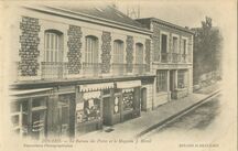 Cartolis Dinard (Ille-et-Vilaine) - Le Bureau des Postes et le Magasin J. Morel Fourni ...