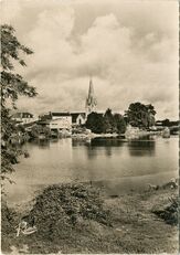 Cartolis Rosporden (Finistère) - L'Eglise et l'Etang