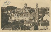 Cartolis Quimperlé (Finistère) - La Haute Ville, vue générale, côté Est