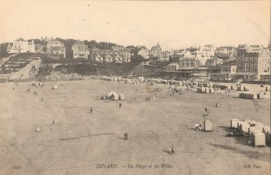 Cartolis Dinard (Ille-et-Vilaine) - La Plage et les Villas