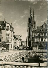 Cartolis Quimper (Finistère) - La Cathédrale Saint-Corentin