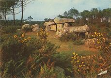Cartolis Carnac (Morbihan) - Le dolmen de Mané-Kérioned