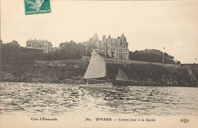 Cartolis Dinard (Ille-et-Vilaine) - Contre jour à la Garde