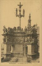 Cartolis Guimiliau (Finistère) - Le Calvaire, côté Est (1581)