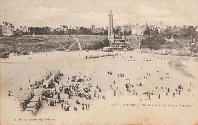 Cartolis Dinard (Ille-et-Vilaine) - La Plage et le Palais Crystal