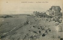 Cartolis Roscoff (Finistère) - La Plage et les Villas