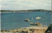 Cartolis Dinard (Ille-et-Vilaine) - L'Estuaire de la Rance, au loin: le Barrage, l'Emb ...