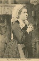 Cartolis Rosporden (Finistère) - Jeune fille de Rosporden (Finistère)