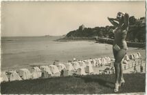 Cartolis Dinard (Ille-et-Vilaine) - Un coin de la Plage et la pointe du Moulinet