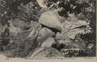 Cartolis Huelgoat (Finistère) - Rochers du Ménage de la Vierge