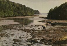 Cartolis La Forêt-Fouesnant (Finistère) - de CONCARNEAU à la FORET-FOUESNANT par la route c ...