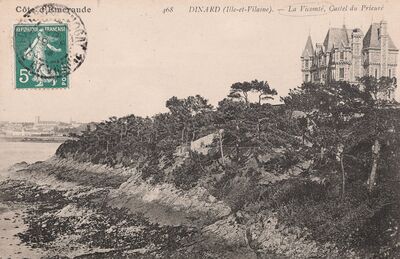 Cartolis Dinard (Ille-et-Vilaine) - La Vicomté, Castel du Prieuré