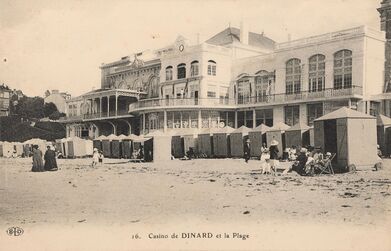 Cartolis Dinard (Ille-et-Vilaine) - Casino de DINARD et la Plage