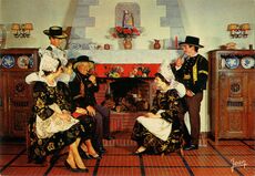 Cartolis Elliant (Finistère) - Coiffe et costume d'Elliant et des environs