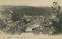 Cartolis Morlaix (Finistère) - Le Port vu du Viaduc