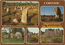 Cartolis Carnac (Morbihan) - Alignements de Kerlescan