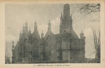 Cartolis Lampaul-Guimiliau (Finistère) - L'Abside et l'Eglise