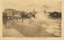 Cartolis Dinard (Ille-et-Vilaine) - La Plage par Tempête