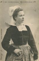 Cartolis Concarneau (Finistère) - Jeune fille de Concarneau