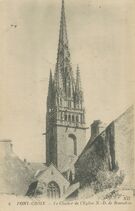 Cartolis Pont-Croix (Finistère) - Le Clocher de l'Eglise N.-D. de Roscudon