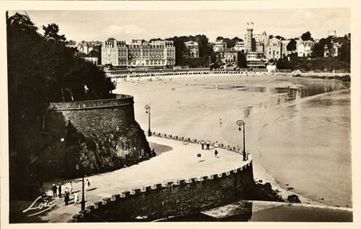 Cartolis Dinard (Ille-et-Vilaine) - La Plage de l'Ecluse