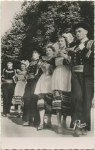 Cartolis Pont-Aven (Finistère) - Un groupe de Danseurs de la Région de Pont-Aven