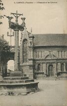 Cartolis Lampaul-Guimiliau (Finistère) - L'Ossuaire et les Calvaires