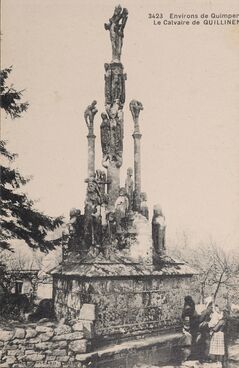 Cartolis Landrévarzec (Finistère) - Le Calvaire de QUILLIVEN