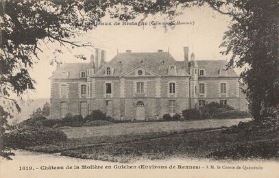 Cartolis Guichen (Ille-et-Vilaine) - Château de la Molière en Guichen (Environs de Re ...