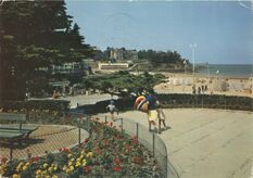 Cartolis Dinard (Ille-et-Vilaine) - La Plage et la Pointe de la Malouine