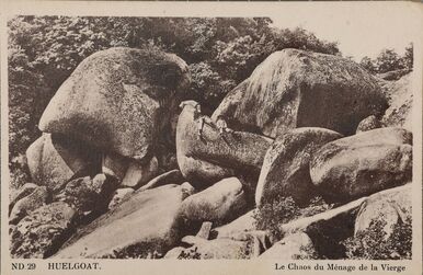 Cartolis Huelgoat (Finistère) - Le Chaos du Ménage de la Vierge