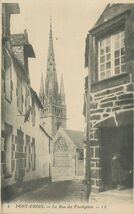 Cartolis Pont-Croix (Finistère) - La Rue du Presbytère
