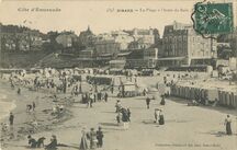 Cartolis Dinard (Ille-et-Vilaine) - La Plage à l'heure du Bain