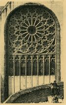 Cartolis Morlaix (Finistère) - Rosace de l'Ancienne Eglise de Jacobins