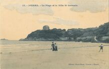 Cartolis Dinard (Ille-et-Vilaine) - La Plage et la Villa St Germain.