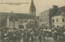 Cartolis Pluvigner (Morbihan) - Vue générale de la Place
