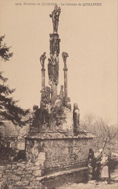 Cartolis Landrévarzec (Finistère) - Le Calvaire de QUILLIVEN