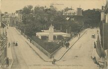 Cartolis Dinard (Ille-et-Vilaine) - Le Carrefour de l'Horloge et l'Agence John Le Cocq