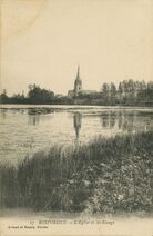Cartolis Rosporden (Finistère) - L'Eglise et les Etangs