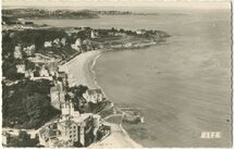 Cartolis Dinard (Ille-et-Vilaine) - Vue aérienne sur la Plage de St-Enogat