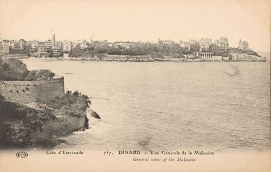 Cartolis Dinard (Ille-et-Vilaine) - Vue Générale de la Malouine